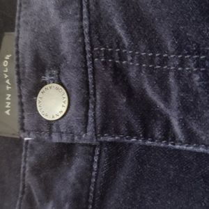 ANN TAYLOR VELVET JEANS